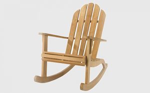 chaise à bascule en bois